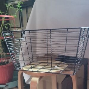 Black Wire Storage Basket